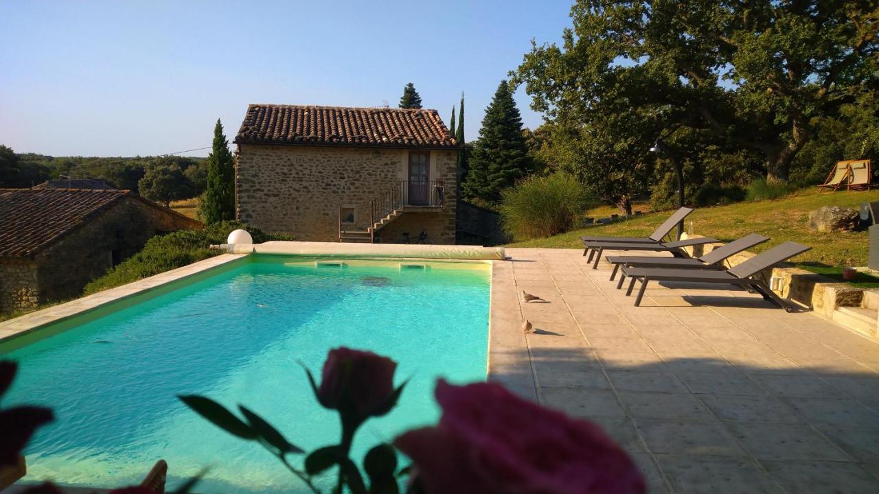 La Ferme Les Eybrachas Hotel Réauville Exterior foto